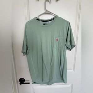Green Short Sleeve Carhartt Force Tee